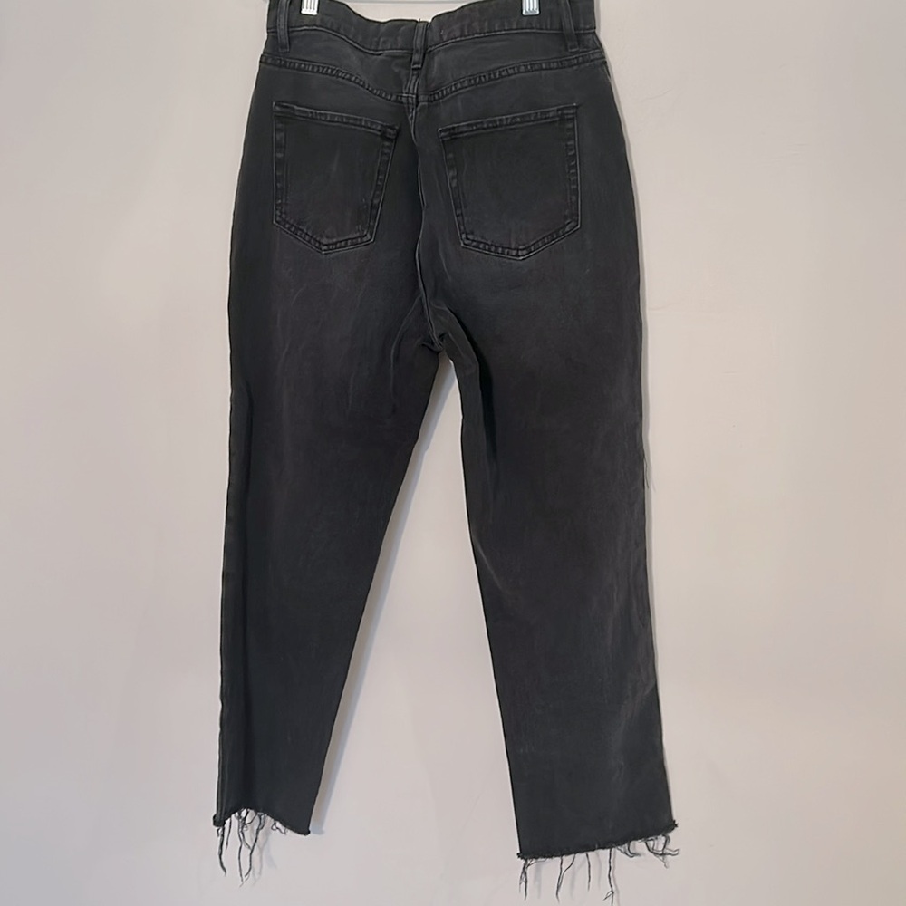 PACSUN 28 High Rise Ripped Straight with Raw Hem - Picture 5 of 6